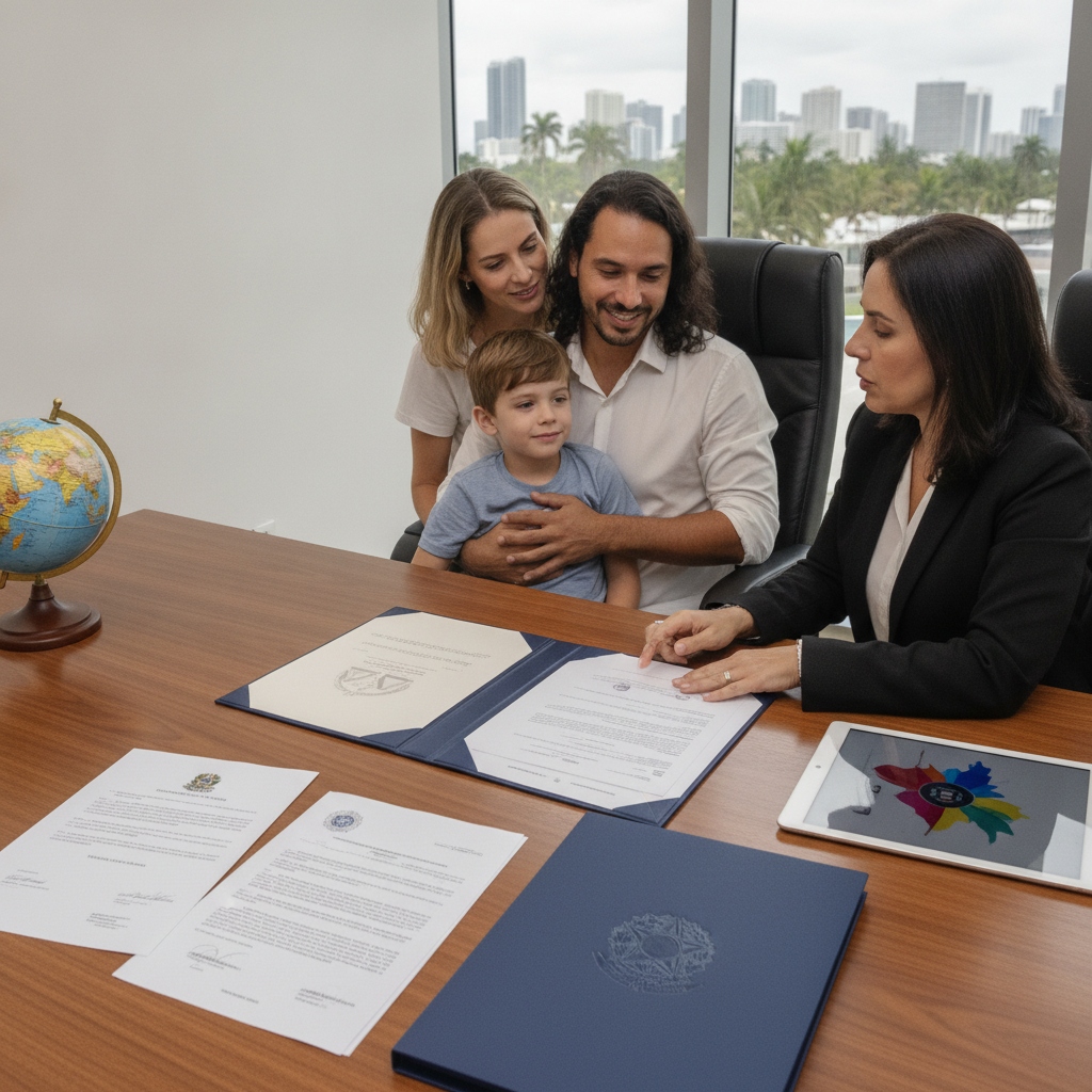 Certidão de Nascimento para Filho Adotado no Brasil em Miami