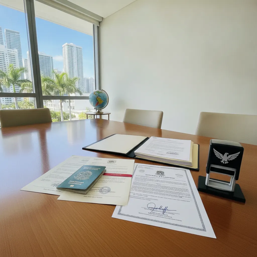Como Autenticar Documento Brasileiro para Usar no Exterior em Miami