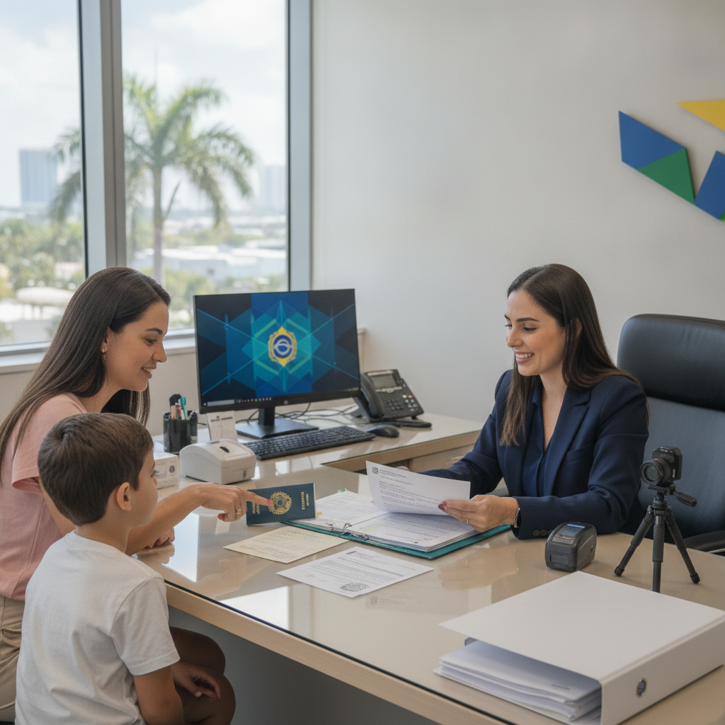 Como Renovar Passaporte para Menor de Idade em Miami