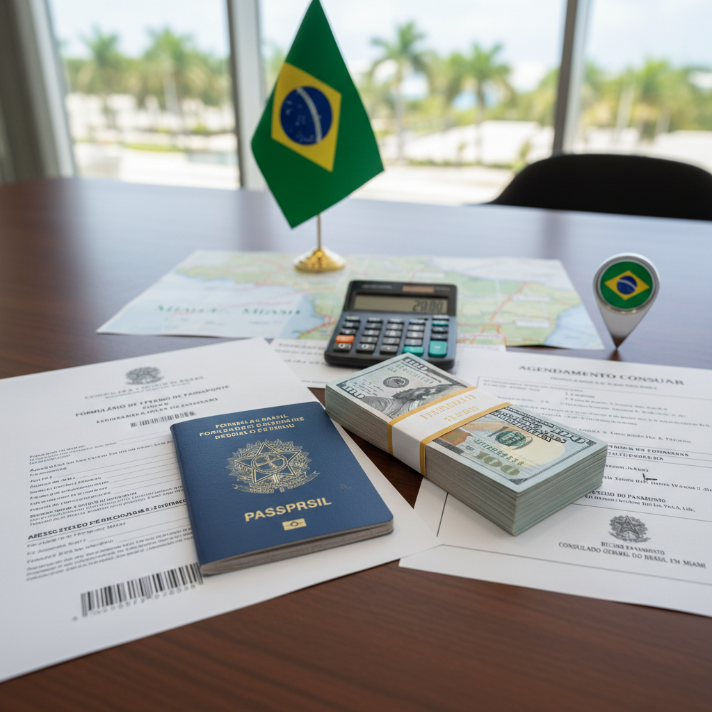 Como Tirar Passaporte Brasileiro em Miami - Guia 2024