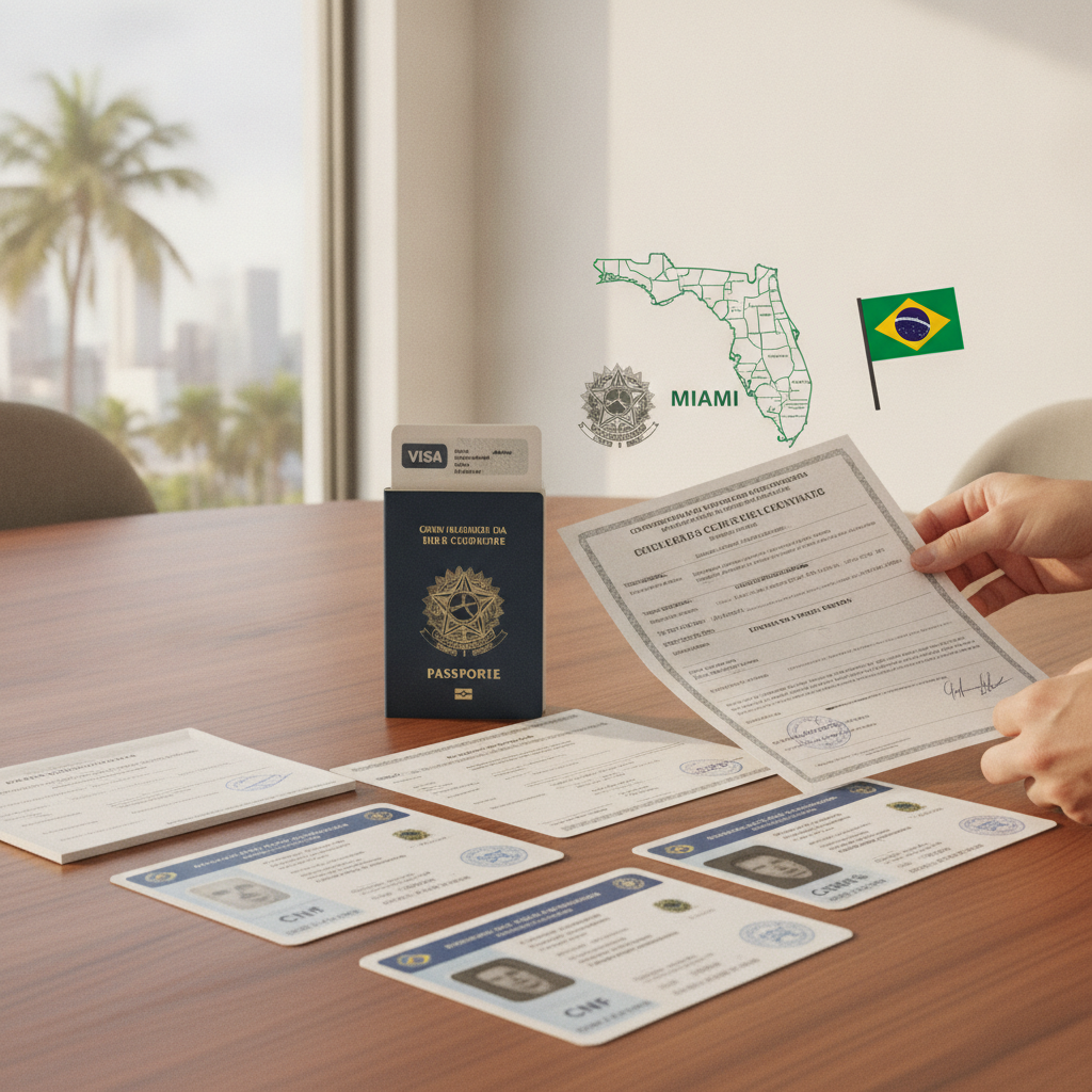 Documentos Brasileiros para Morar Legalmente nos EUA | Miami