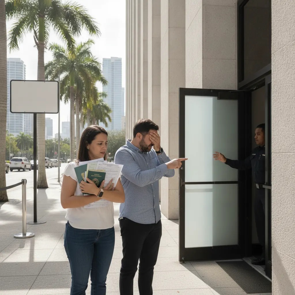 O Que Acontece Se Faltar ao Agendamento Consular em Miami